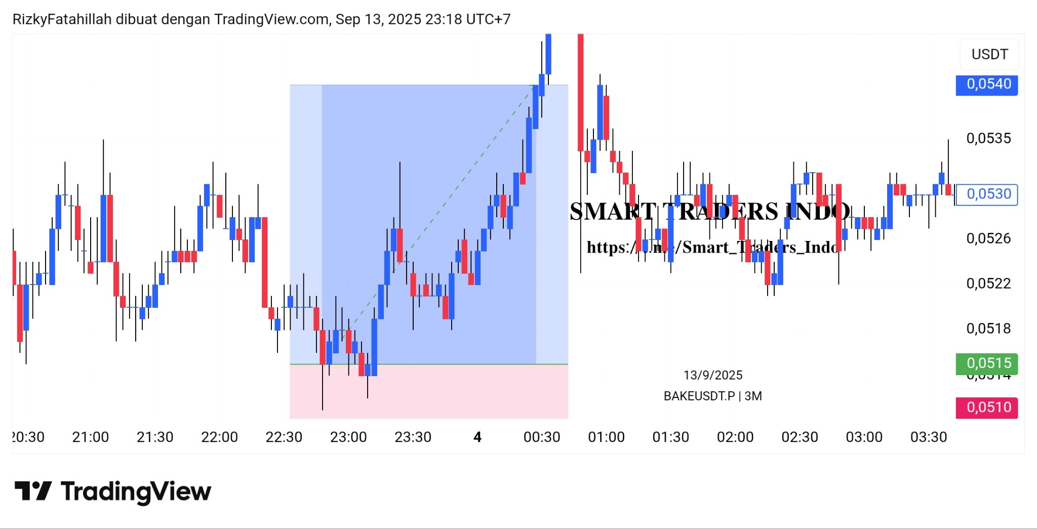 Kesuksesan Trading BAKEUSDT